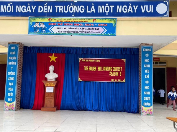 🎉 TRƯỜNG TIỂU HỌC DIỄN THÁI TỔ CHỨC GIAO LƯU “RUNG CHUÔNG VÀNG – THE GOLDEN BELL RINGING CONTEST” MÔN TIẾNG ANH 🎉